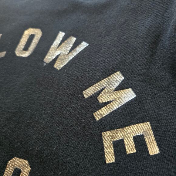 Wildfox Couture Womens Relaxed Sweatshirt Black-S Follow Me Into The Future - Picture 4 of 7